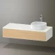 Duravit Zencha jobbos alsószekrény 130, fiókrendező nélkül, natúr tölgy/matt fehér ZE4812R30840000