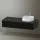 Duravit Zencha jobbos alsószekrény 130, fiókrendező nélkül, strukturált fekete/matt grafit ZE4812R63800000