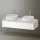 Duravit Zencha fiókos alsószekrény 130, fiókrendező nélkül, fehér üveg/matt taupe ZE4813B64830000