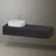 Duravit Zencha balos alsószekrény 160, fiókrendező nélkül, fekete tölgy/matt grafit ZE4814L16800000