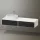Duravit Zencha balos alsószekrény 160, fiókrendező nélkül, fekete tölgy/matt fehér ZE4814L16840000