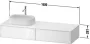 Duravit Zencha balos alsószekrény 160, fiókrendező nélkül, fehér üveg/matt fehér ZE4814L64840000