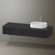 Duravit Zencha jobbos alsószekrény 160, fiókrendező nélkül, fekete tölgy/matt grafit ZE4814R16800000