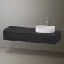 Duravit Zencha jobbos alsószekrény 160, fiókrendező nélkül, fekete tölgy/matt grafit ZE4814R16800000