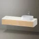 Duravit Zencha jobbos alsószekrény 160, fiókrendező nélkül, natúr tölgy/matt fehér ZE4814R30840000