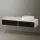Duravit Zencha jobbos alsószekrény 160, fiókrendező nélkül, textúrált fekete/matt taupe ZE4814R63830000