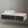 Duravit Zencha balos alsószekrény 130, fiókrendező nélkül, fekete tölgy/matt taupe ZE4816016830000