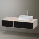 Duravit Zencha jobbos alsószekrény 130, fiókrendező nélkül, strukturált fekete/matt taupe ZE4817063830000