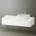 Duravit Zencha jobbos alsószekrény 130, fiókrendező nélkül, fehér üveg/matt fehér ZE4817064840000
