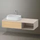 Duravit Zencha balos alsószekrény 130, fiókrendező nélkül, natúr tölgy/matt taupe ZE4818030830000