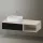 Duravit Zencha balos alsószekrény 130, fiókrendező nélkül, strukturált fekete/matt taupe ZE4818063830000