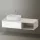 Duravit Zencha balos alsószekrény 130, fiókrendező nélkül, fehér üveg/matt taupe ZE4818064830000