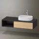 Duravit Zencha jobbos alsószekrény 130, fiókrendező nélkül, natúr tölgy/matt grafit ZE4819030800000