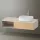 Duravit Zencha jobbos alsószekrény 130, fiókrendező nélkül, natúr tölgy/matt taupe ZE4819030830000