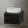 Duravit Zencha alsószekrény 65, fiókrendező nélkül, texturált fekete/matt grafit ZE4820063800000
