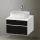 Duravit Zencha alsószekrény 65, fiókrendező nélkül, texturált fekete/matt fehér ZE4820063840000