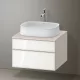 Duravit Zencha alsószekrény 65, fiókrendező nélkül, fehér üveg/matt taupe ZE4820064830000