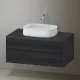 Duravit Zencha alsószekrény 100, fiókrendező nélkül, fekete tölgy/matt grafit ZE4821016800000