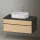 Duravit Zencha alsószekrény 100, fiókrendező nélkül, natúr tölgy/matt grafit ZE4821030800000