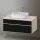 Duravit Zencha alsószekrény 100, fiókrendező nélkül, strukturált fekete/matt taupe ZE4821063830000