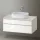 Duravit Zencha alsószekrény 100, fiókrendező nélkül, fehér üveg/matt taupe ZE4821064830000