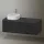 Duravit Zencha balos alsószekrény 130, fiókrendező nélkül, fekete tölgy/matt grafit ZE4822L16800000