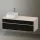 Duravit Zencha balos alsószekrény 130, fiókrendező nélkül, strukturált fekete/matt taupe ZE4822L63830000