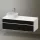 Duravit Zencha balos alsószekrény 130, fiókrendező nélkül, strukturált fekete/matt fehér ZE4822L63840000
