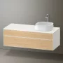 Duravit Zencha jobbos alsószekrény 130, fiókrendező nélkül, natúr tölgy/matt fehér ZE4822R30840000