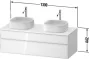 Duravit Zencha alsószekrény 130, fiókrendező nélkül, fekete tölgy/matt grafit ZE4823B16800000