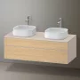 Duravit Zencha alsószekrény 130, fiókrendező nélkül, natúr tölgy/matt taupe ZE4823B30830000