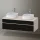 Duravit Zencha alsószekrény 130, fiókrendező nélkül, strukturált fekete/matt taupe ZE4823B63830000