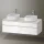 Duravit Zencha alsószekrény 130, fiókrendező nélkül, fehér üveg/matt taupe ZE4823B64830000