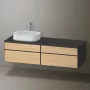 Duravit Zencha balos alsószekrény 160, fiókrendező nélkül, natúr tölgy/matt grafit ZE4824L30800000
