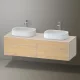 Duravit Zencha fiókos alsószekrény 160, fiókrendező nélkül, natúr tölgy/matt taupe ZE4825B30830000