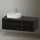 Duravit Zencha balos alsószekrény 130, fiókrendező nélkül, strukturált fekete/matt grafit ZE4826063800000