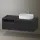 Duravit Zencha jobbos alsószekrény 130, fiókrendező nélkül, fekete tölgy/matt grafit ZE4829016800000