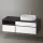 Duravit Zencha jobbos alsószekrény 130, fiókrendező nélkül, fehér üveg/matt grafit ZE4829064800000