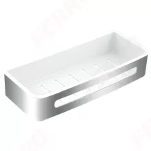   Ferro Emotion tüsfürdő tartó 290x123x56 mm, króm/fehér 65568.4