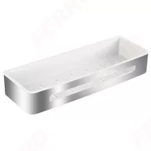   Ferro Emotion tüsfürdő tartó 352x126x55 mm, króm/fehér 65585.4