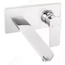   Ferro Algeo Square falsík alá építhető mosdócsaptelep 22 cm-es kifolyóval, króm BAQ3PA22