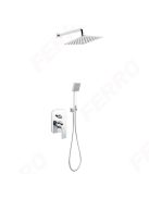 Ferro Algeo Square falon belüli zuhanyszett BAQ7P-SET1-S