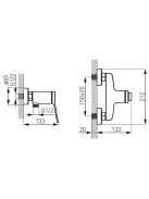Ferro Stratos zuhanycsaptelep BSC7