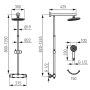 Ferro Trevi zuhanyrendszer NP75-TRV7U