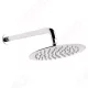 Ferro Slimline ívelt 20 cm fejzuhany zuhanykarral, króm NPT11