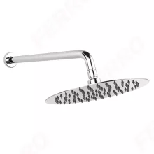   Ferro Slimline ívelt 25 cm fejzuhany zuhanykarral, króm NPT13