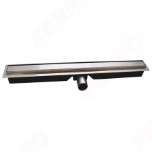   Ferro Super Slim Pro rozsdam. burkolható zuhanyfolyóka polírozott ráccsal 70 cm OLSP1-70