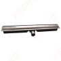 Ferro Super Slim Pro rozsdam. burkolható zuhanyfolyóka polírozott ráccsal 80 cm OLSP1-80