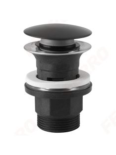   Ferro Click-Clack fekete leeresztőszelep túlfolyós mosdóhoz S289BL-B