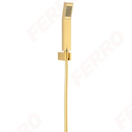 Ferro Jive kádszett 150 cm hosszú zuhanycsővel, arany U155G